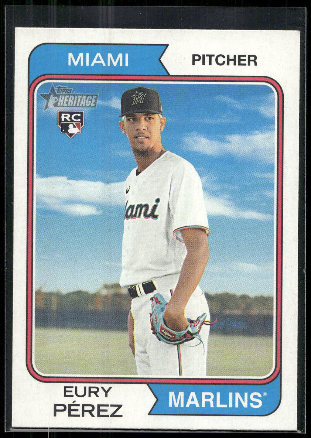2023 Topps Heritage #545 Eury Pérez