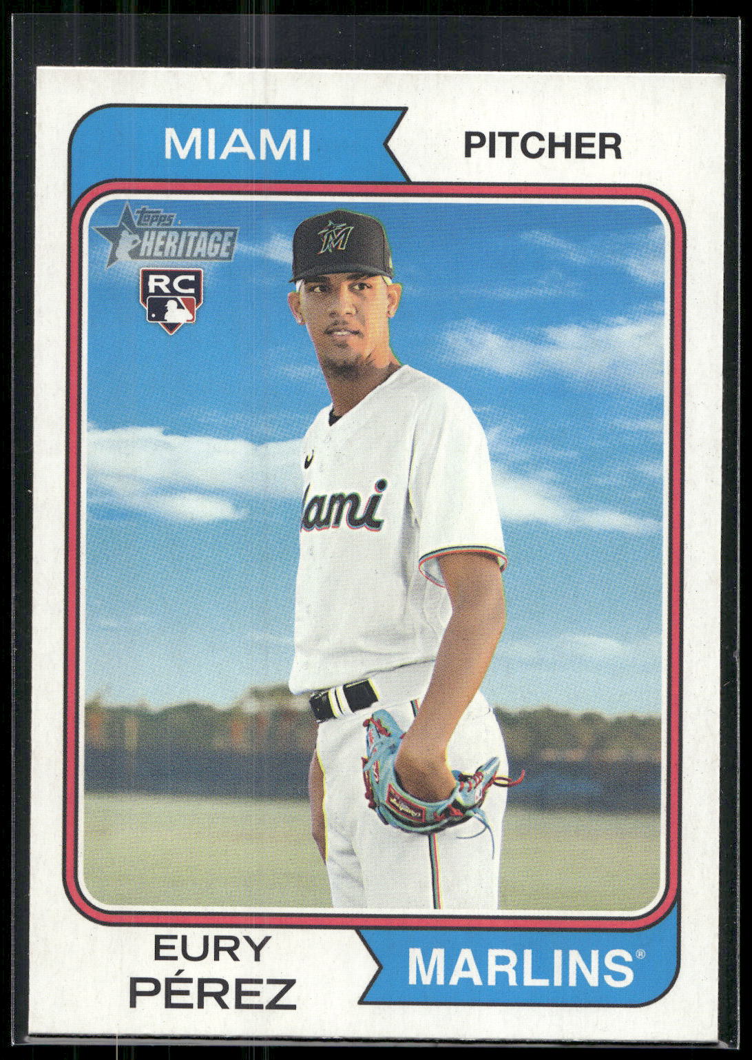 2023 Topps Heritage #545 Eury Pérez