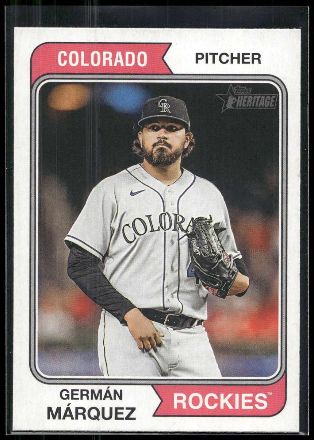 2023 Topps Heritage #193 Germán Márquez