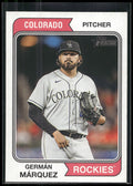 2023 Topps Heritage #193 Germán Márquez