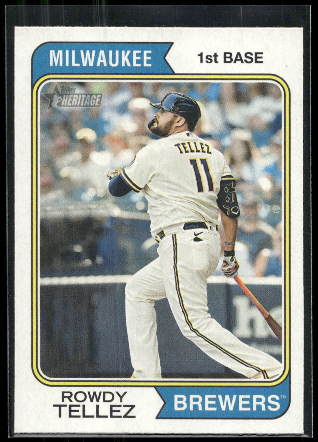 2023 Topps Heritage #27 Rowdy Tellez