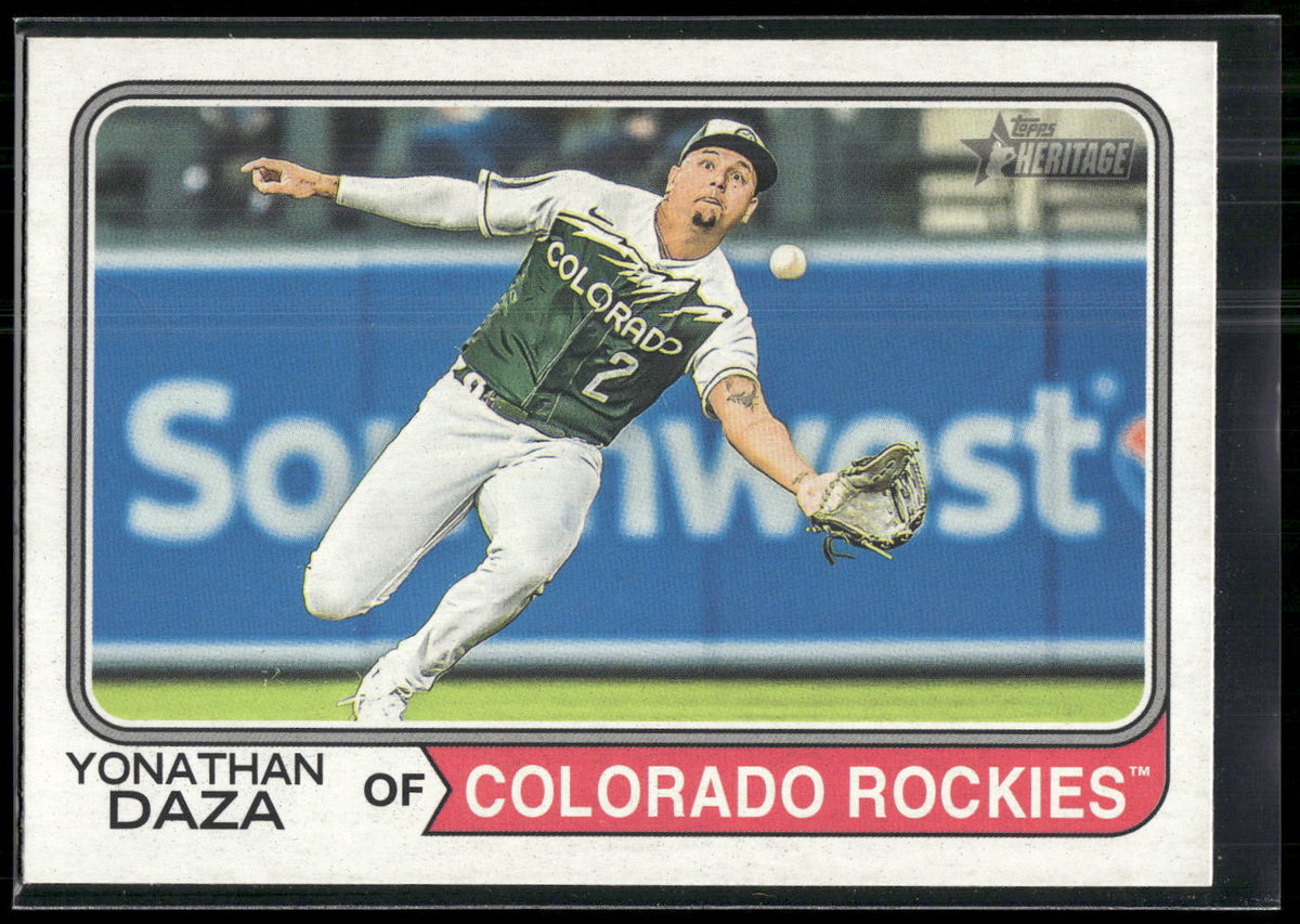 2023 Topps Heritage #606 Yonathan Daza