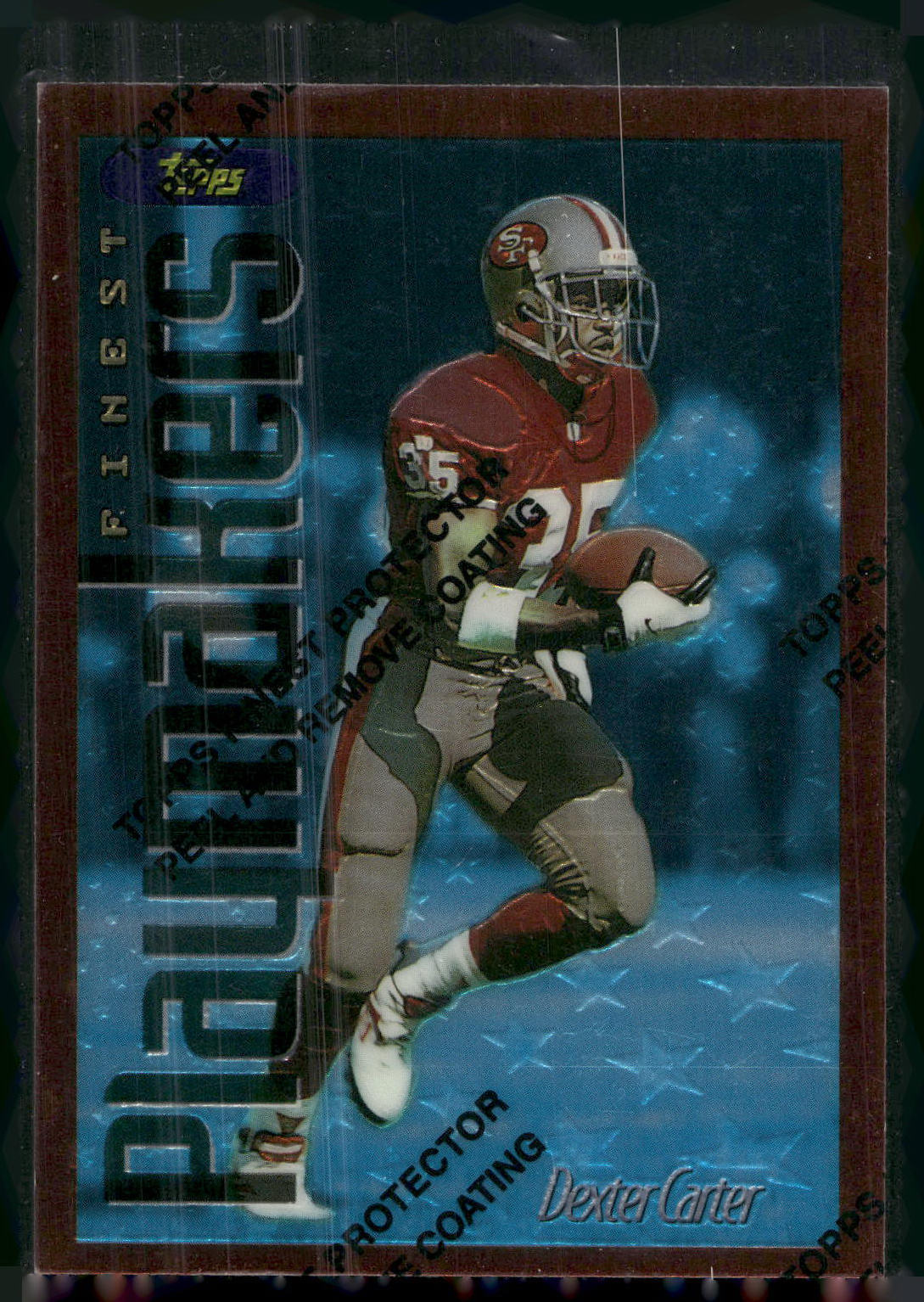 1996 Finest #353 Dexter Carter