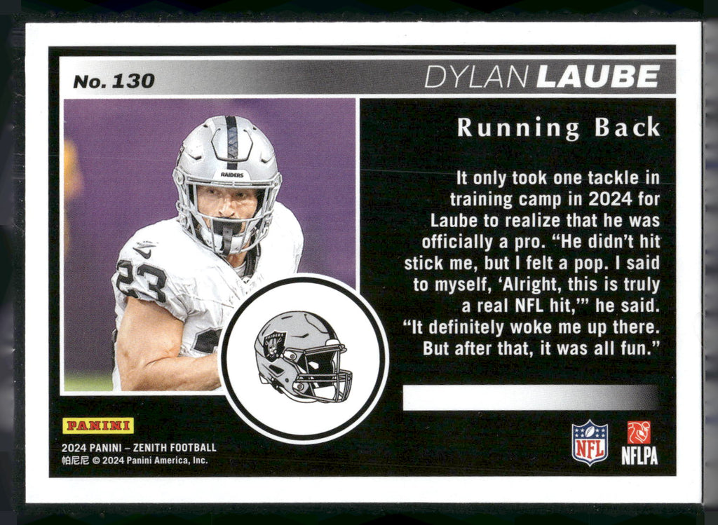 2024 Panini Zenith #130 Dylan Laube Retail