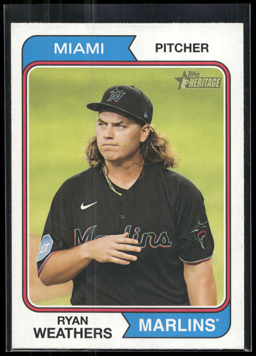 2023 Topps Heritage #632 Ryan Weathers