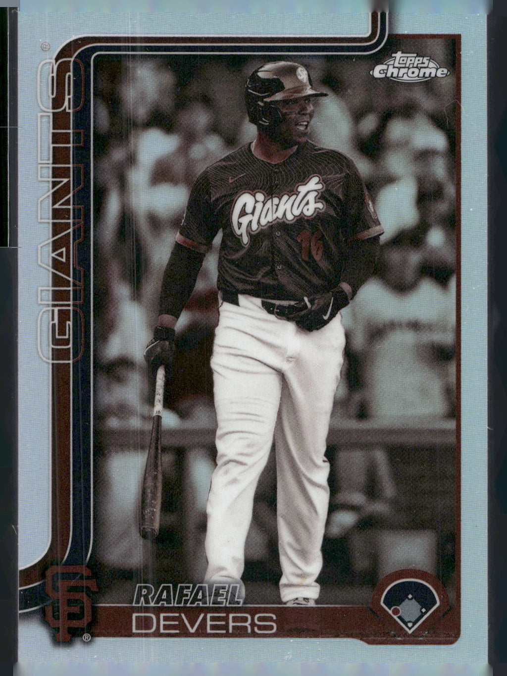 2025 Topps Chrome Update #USC105 Rafael Devers Sepia Refractors
