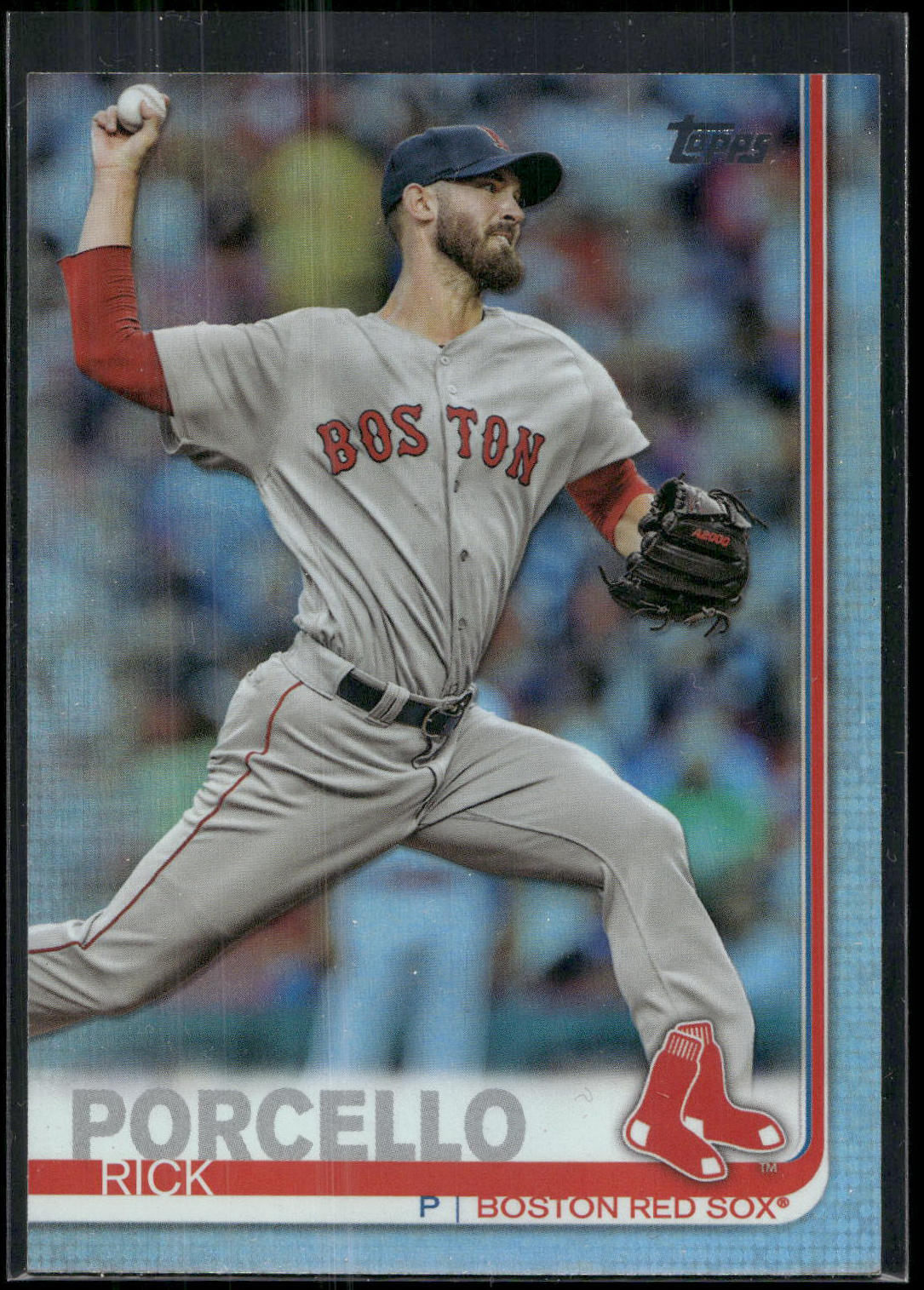 2019 Topps #54 Rick Porcello Rainbow Foil