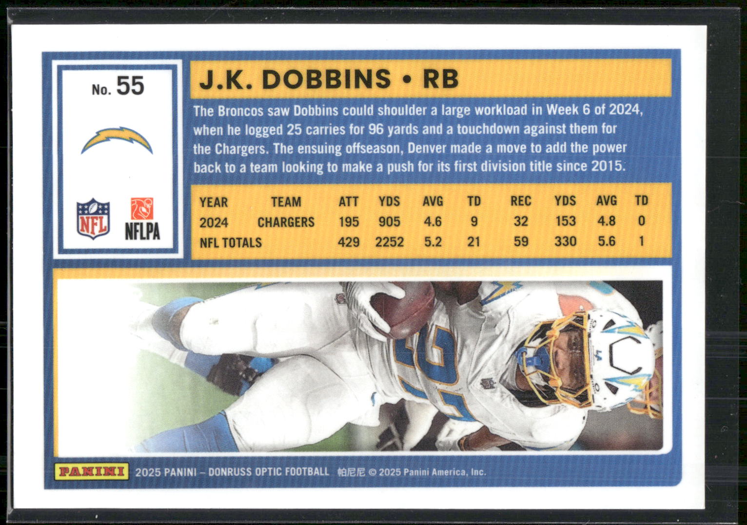 2025 Donruss Optic #55 J.K. Dobbins