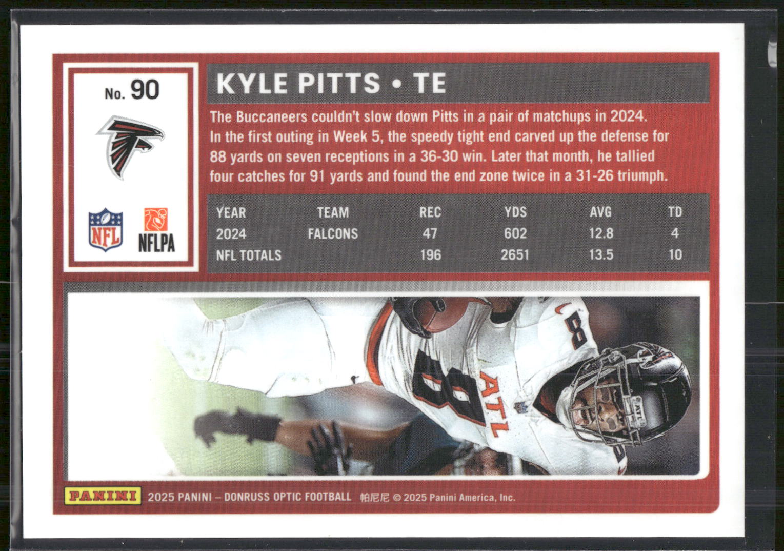 2025 Donruss Optic #90 Kyle Pitts