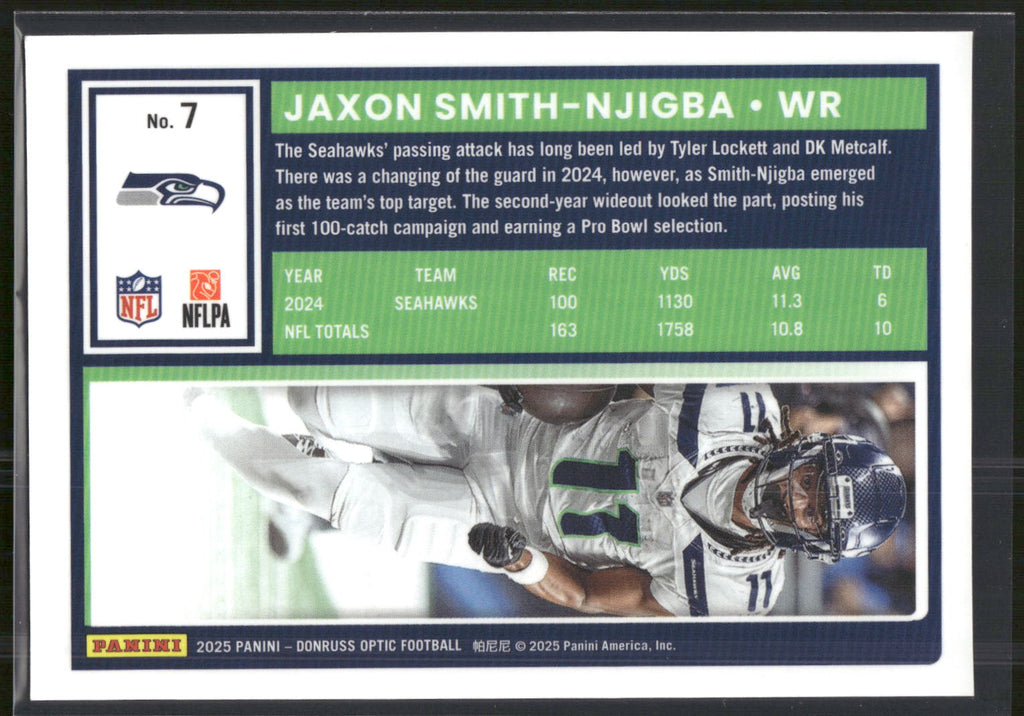 2025 Donruss Optic #7 Jaxon Smith-Njigba