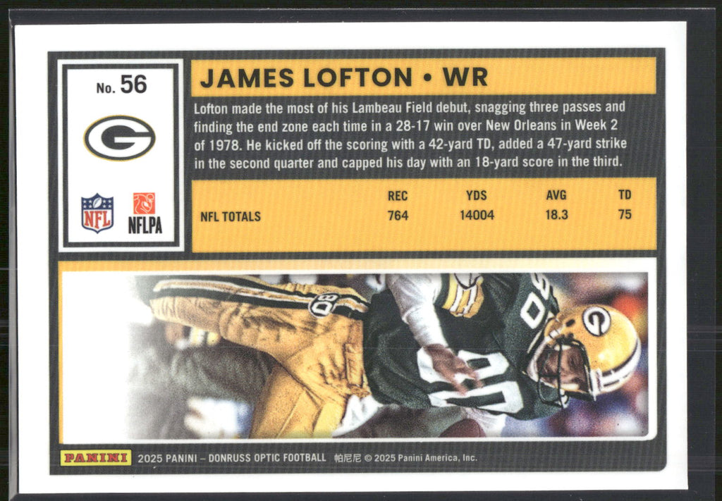 2025 Donruss Optic #56 James Lofton