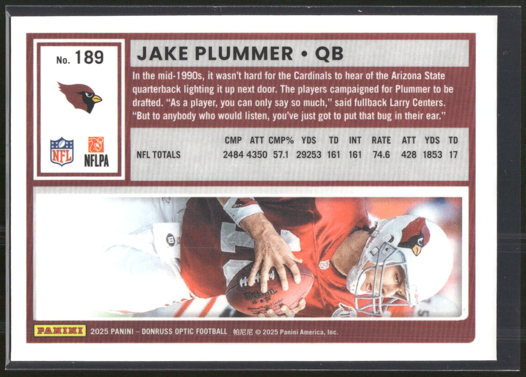 2025 Donruss Optic #189 Jake Plummer