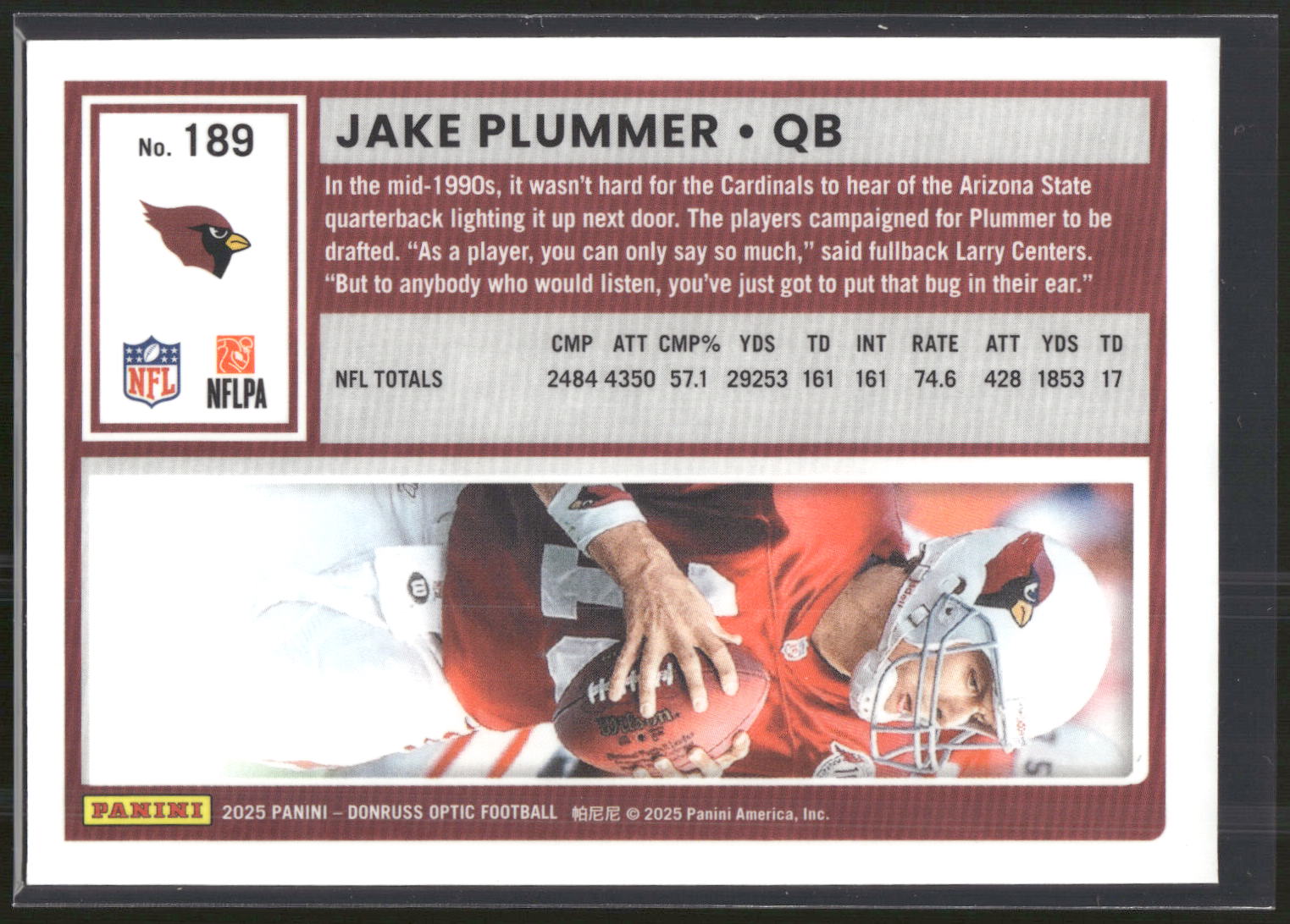 2025 Donruss Optic #189 Jake Plummer
