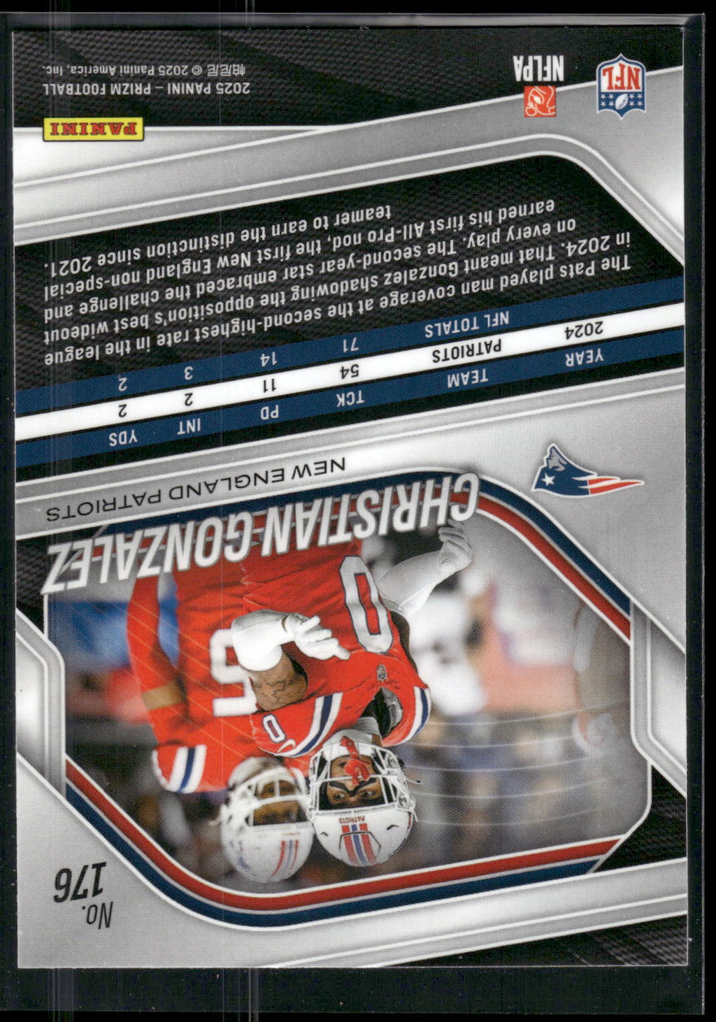 2025 Panini Prizm #176 Christian Gonzalez