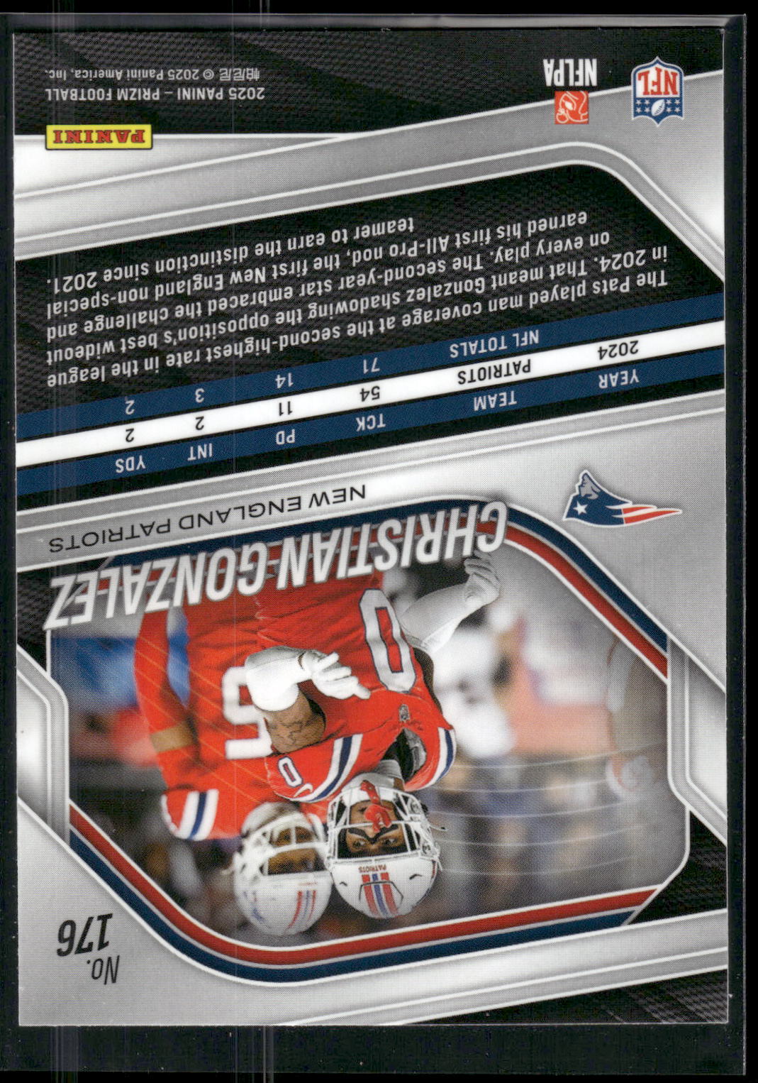 2025 Panini Prizm #176 Christian Gonzalez