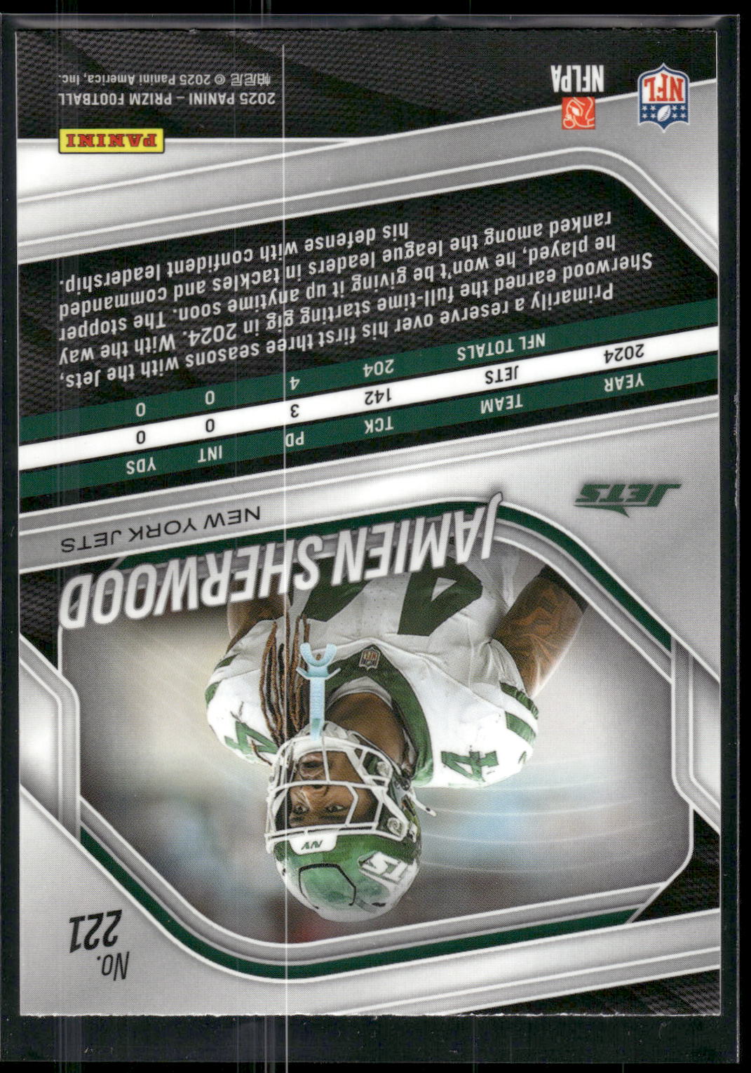 2025 Panini Prizm #221 Jamien Sherwood