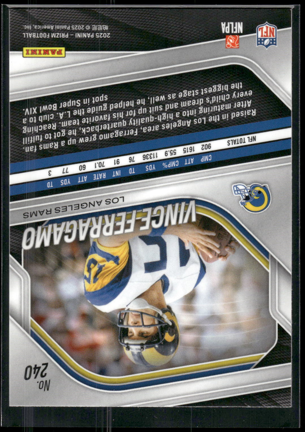 2025 Panini Prizm #240 Vince Ferragamo