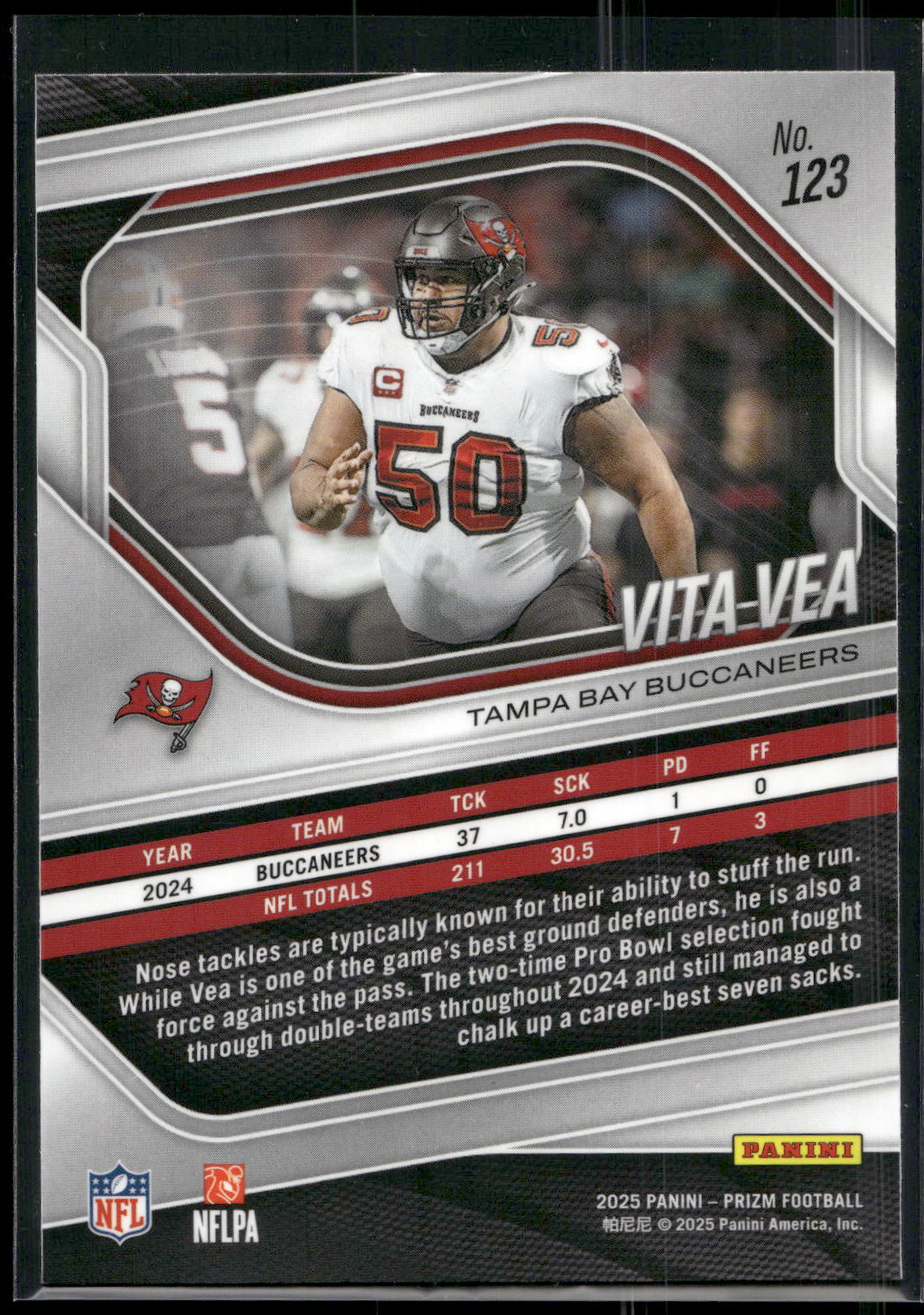 2025 Panini Prizm #123 Vita Vea
