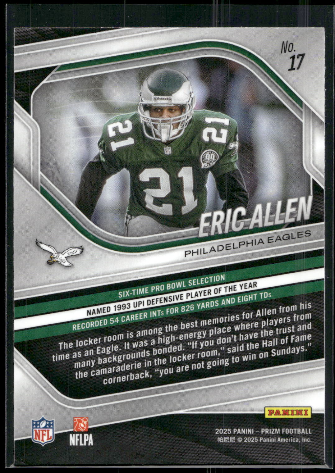 2025 Panini Prizm #17 Eric Allen