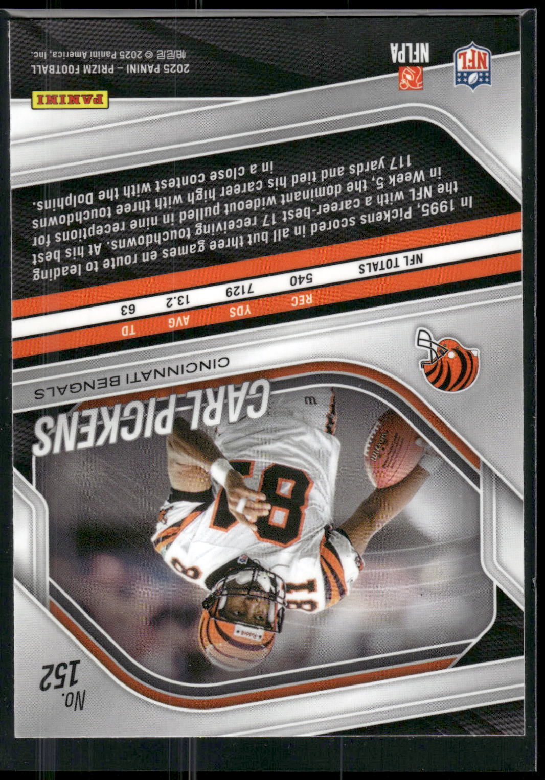 2025 Panini Prizm #152 Carl Pickens
