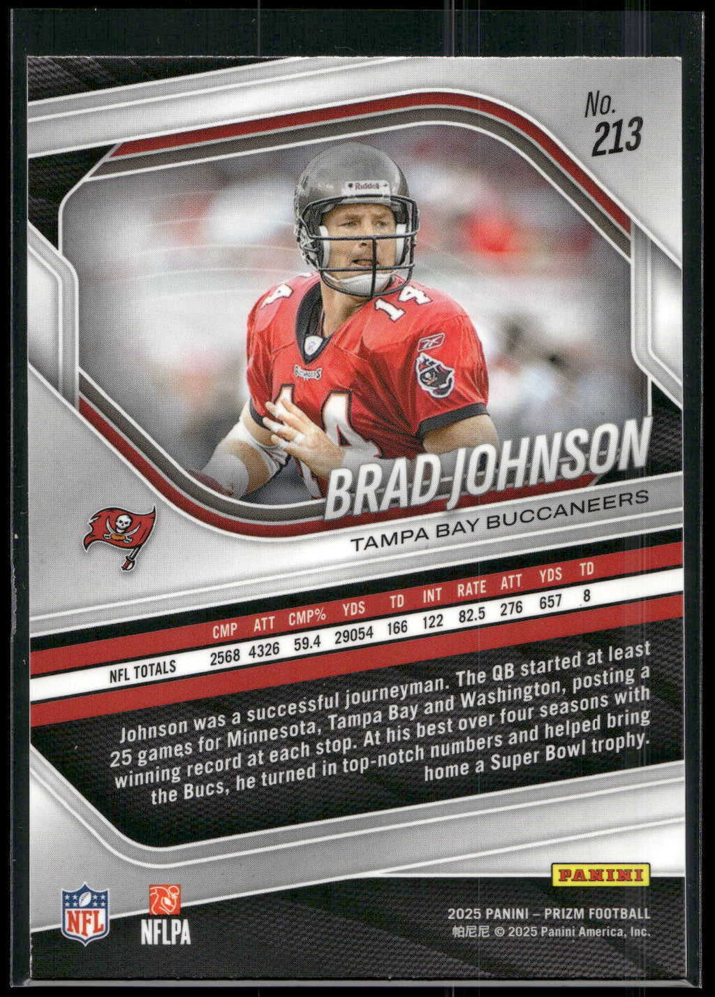2025 Panini Prizm #213 Brad Johnson