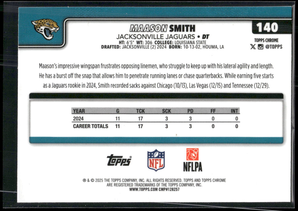 2025 Topps Chrome #140 Maason Smith