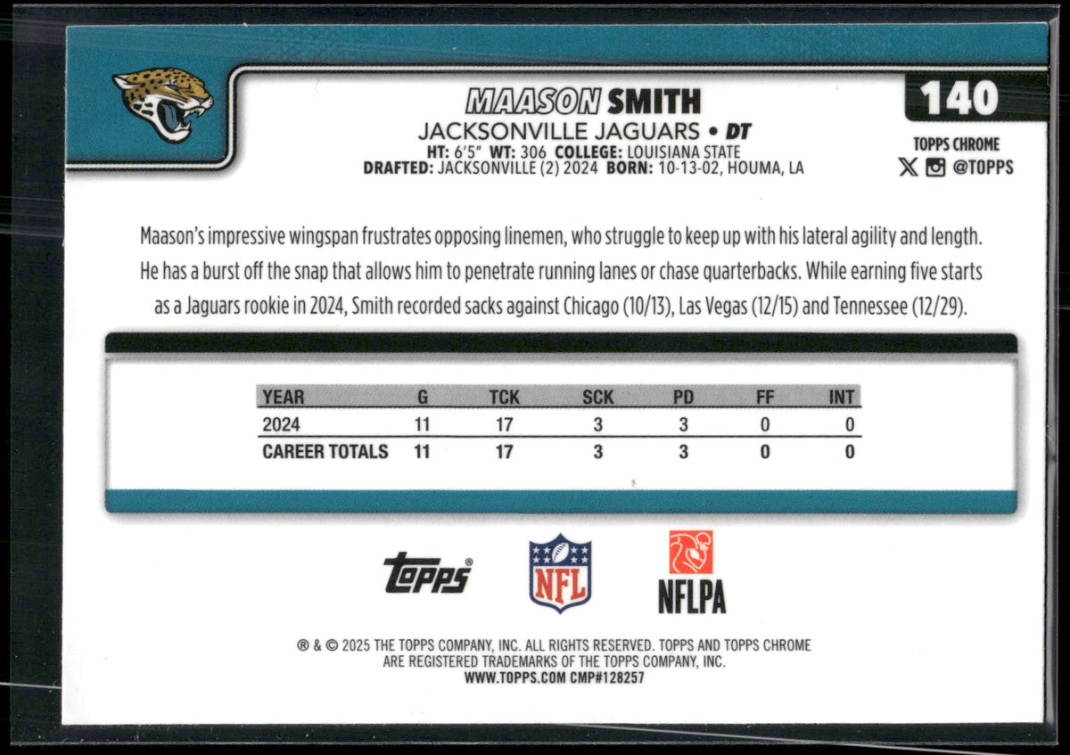 2025 Topps Chrome #140 Maason Smith