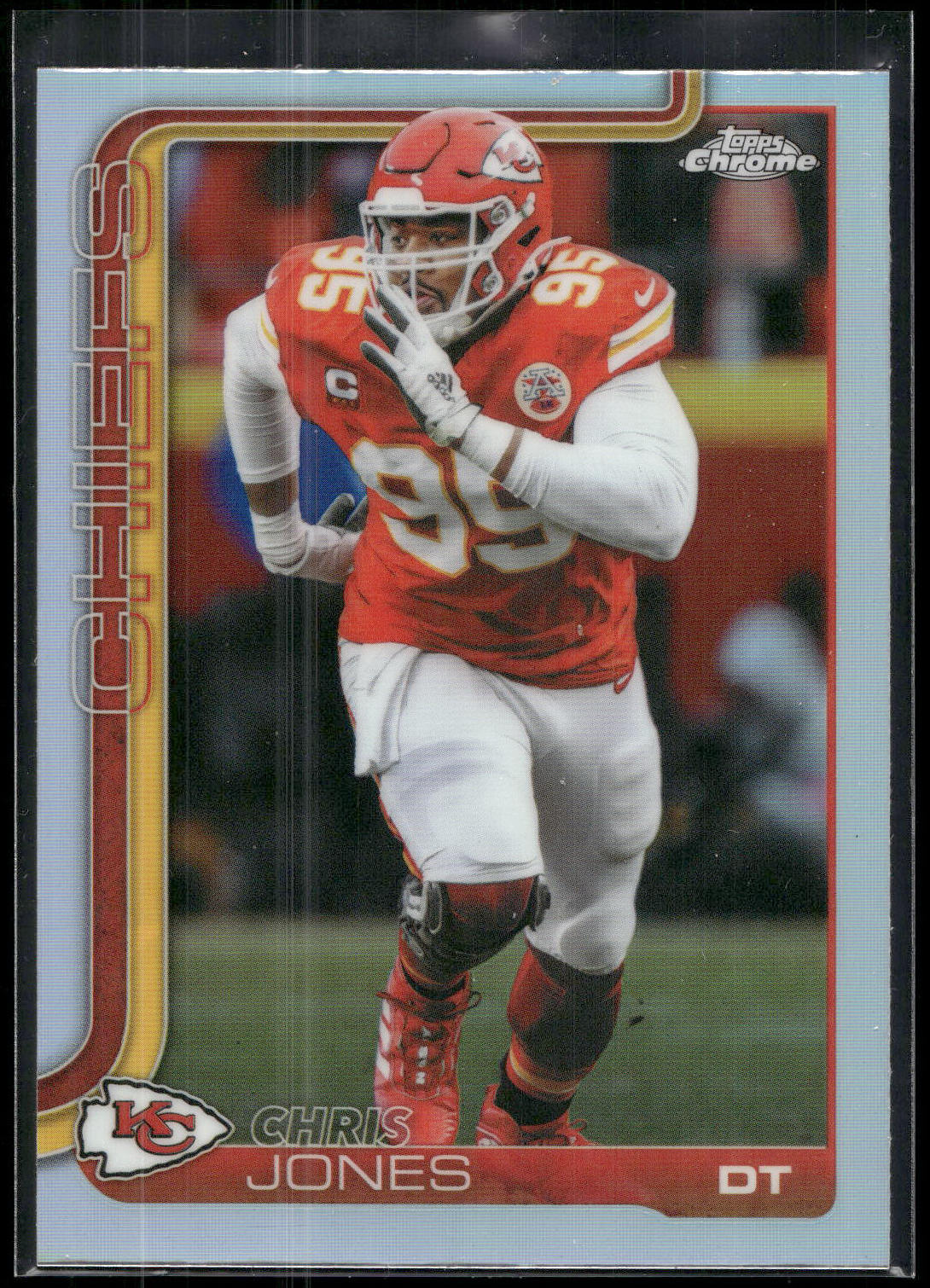 2025 Topps Chrome #153 Chris Jones Refractor