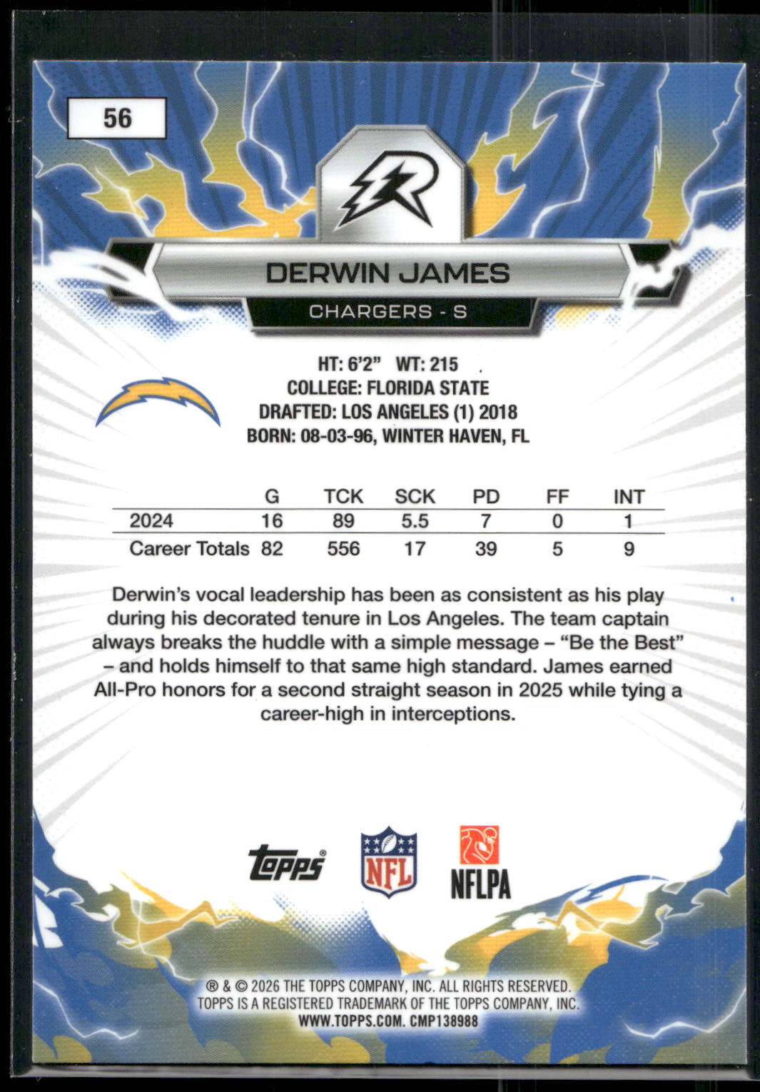 2025 Topps Resurgence #56 Derwin James