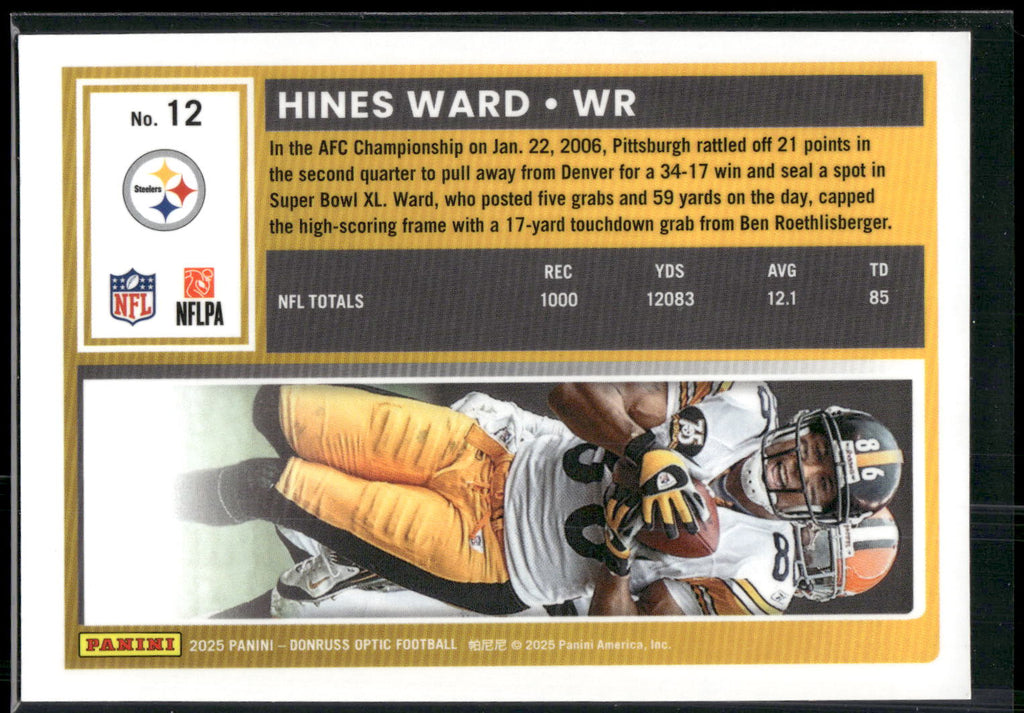 2025 Donruss Optic #12 Hines Ward