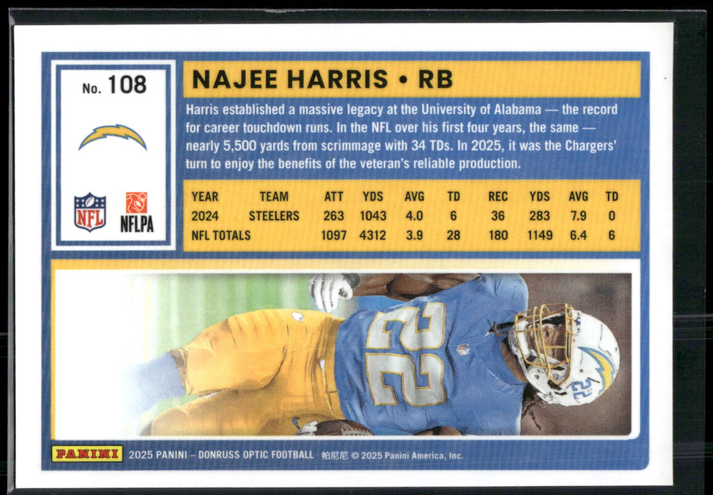 2025 Donruss Optic #108 Najee Harris