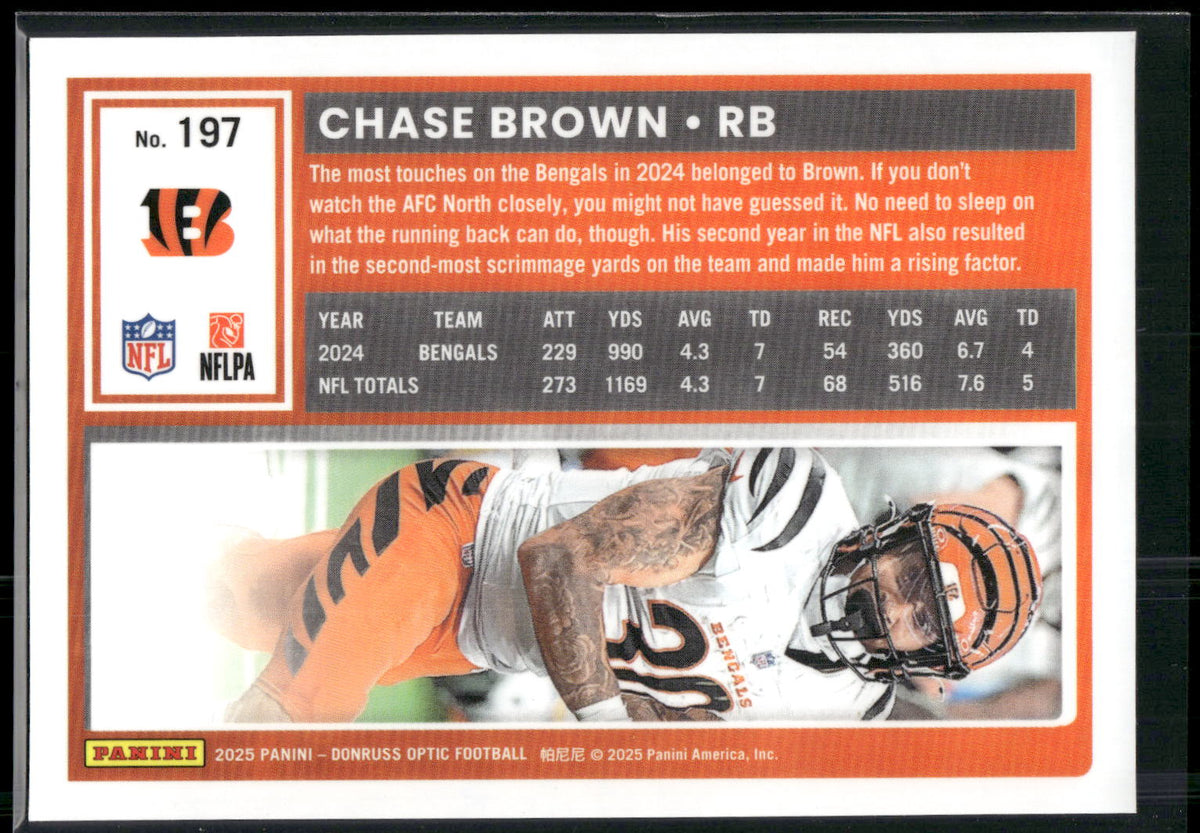 2025 Donruss Optic #197 Chase Brown