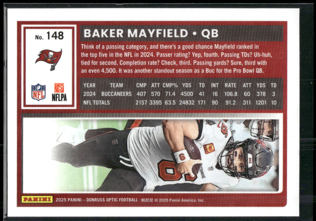 2025 Donruss Optic #148 Baker Mayfield