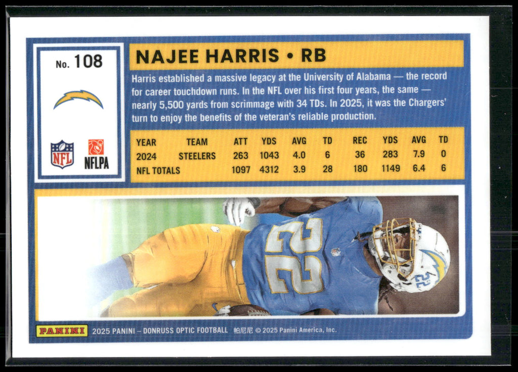 2025 Donruss Optic #108 Najee Harris