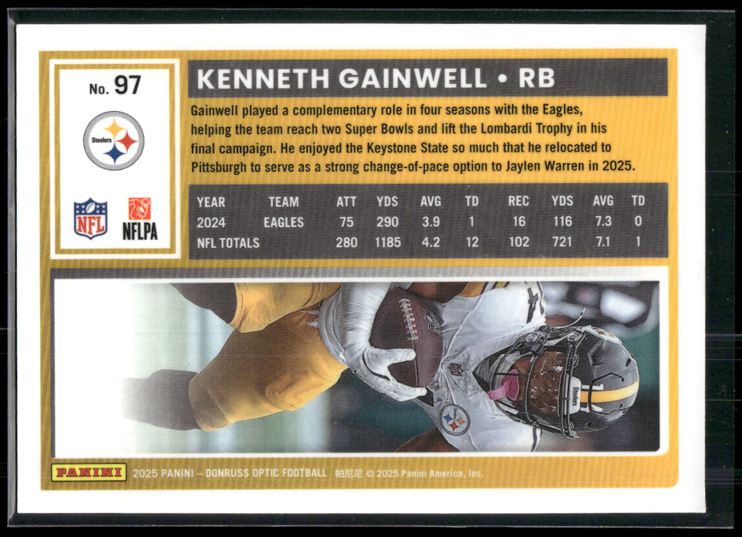 2025 Donruss Optic #97 Kenneth Gainwell
