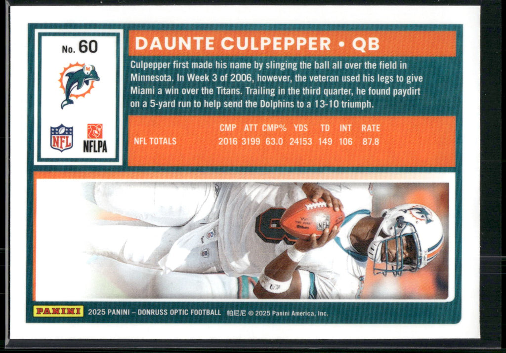 2025 Donruss Optic #60 Daunte Culpepper