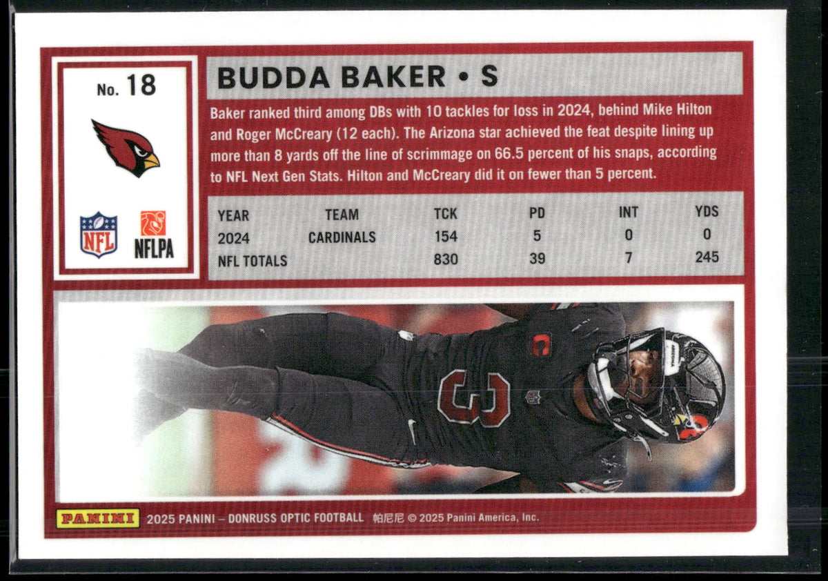 2025 Donruss Optic #18 Budda Baker