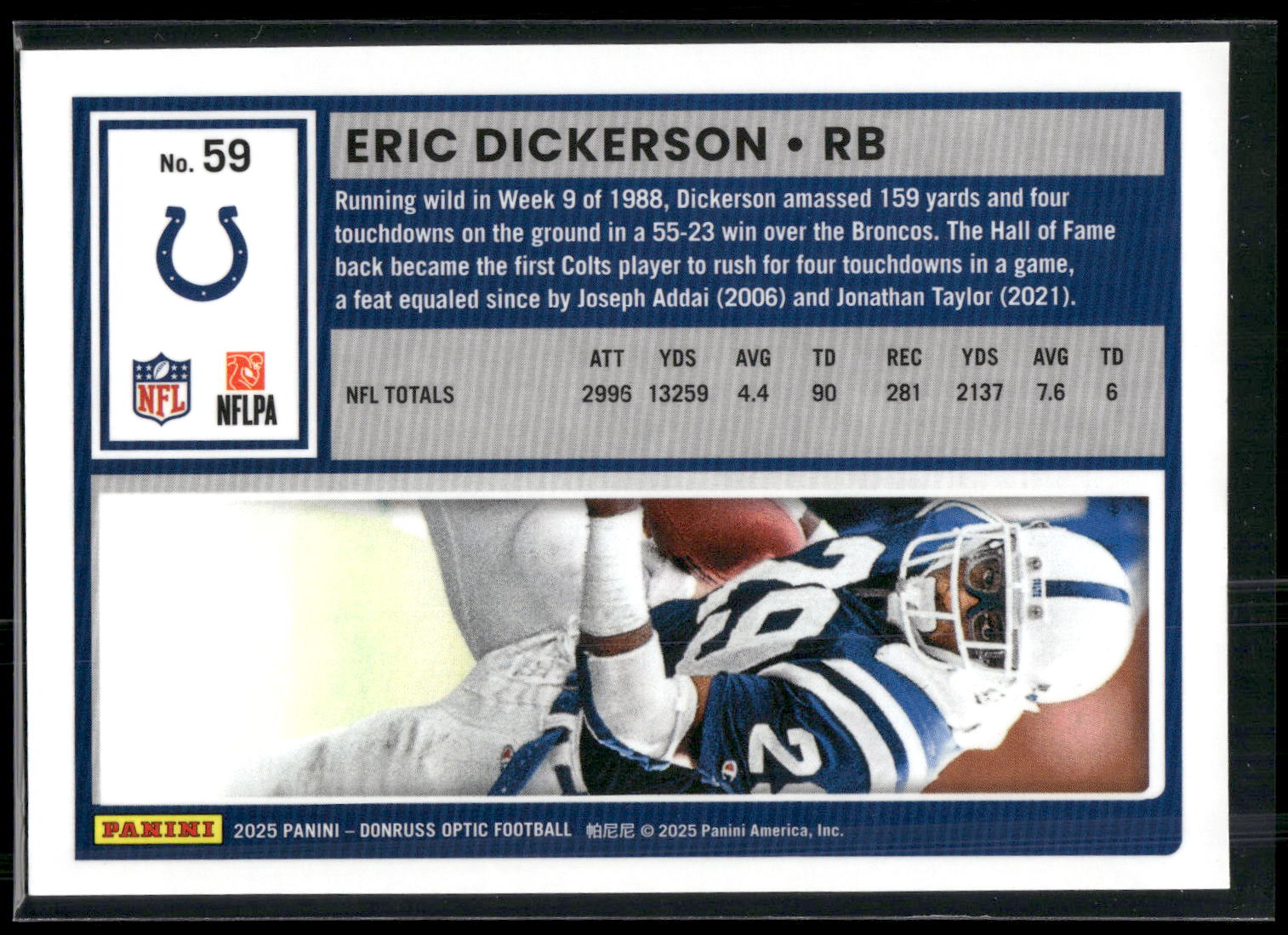2025 Donruss Optic #59 Eric Dickerson