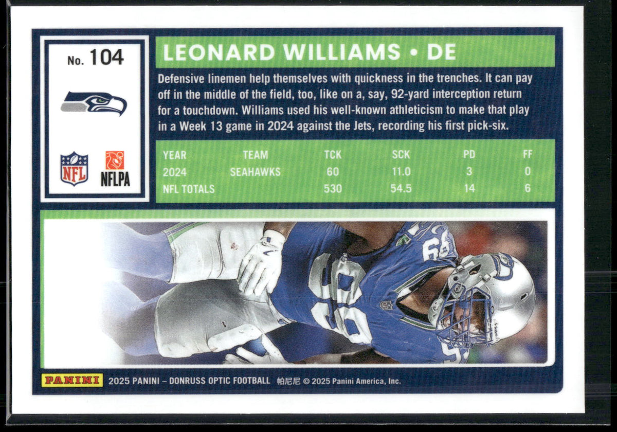 2025 Donruss Optic #104 Leonard Williams