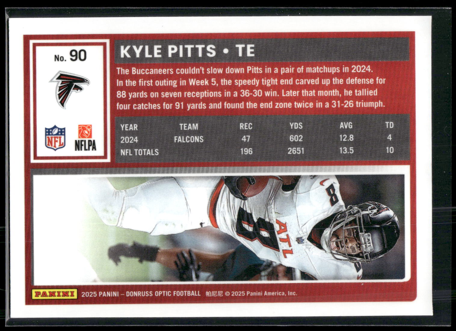 2025 Donruss Optic #90 Kyle Pitts