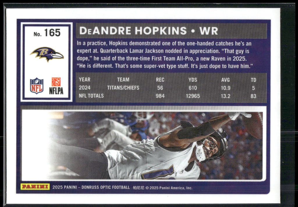 2025 Donruss Optic #165 DeAndre Hopkins