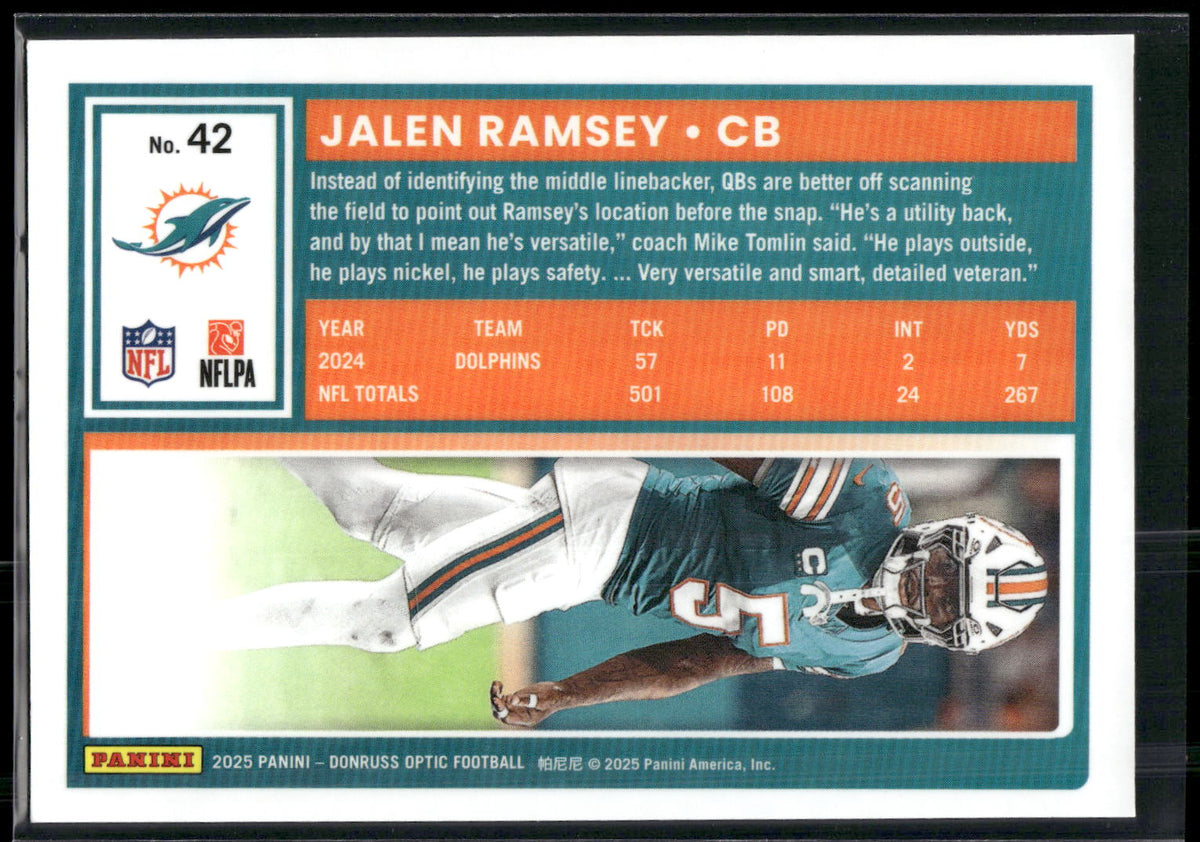 2025 Donruss Optic #42 Jalen Ramsey