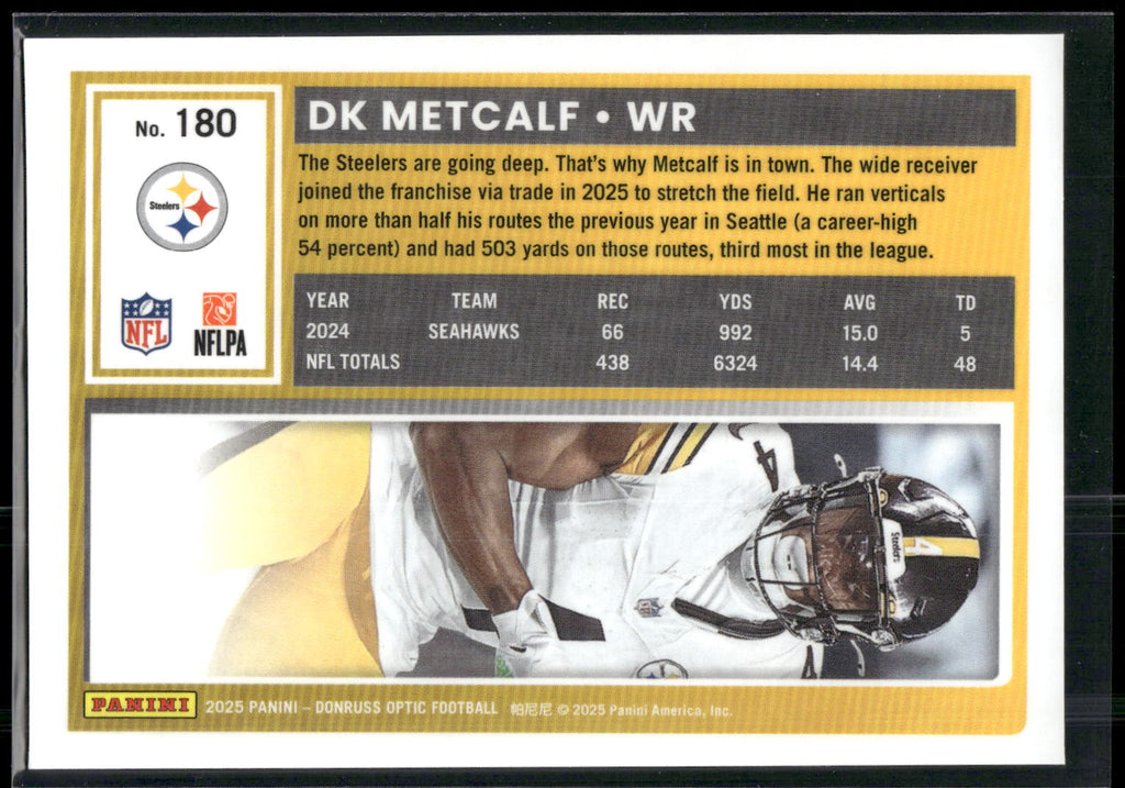 2025 Donruss Optic #180 DK Metcalf