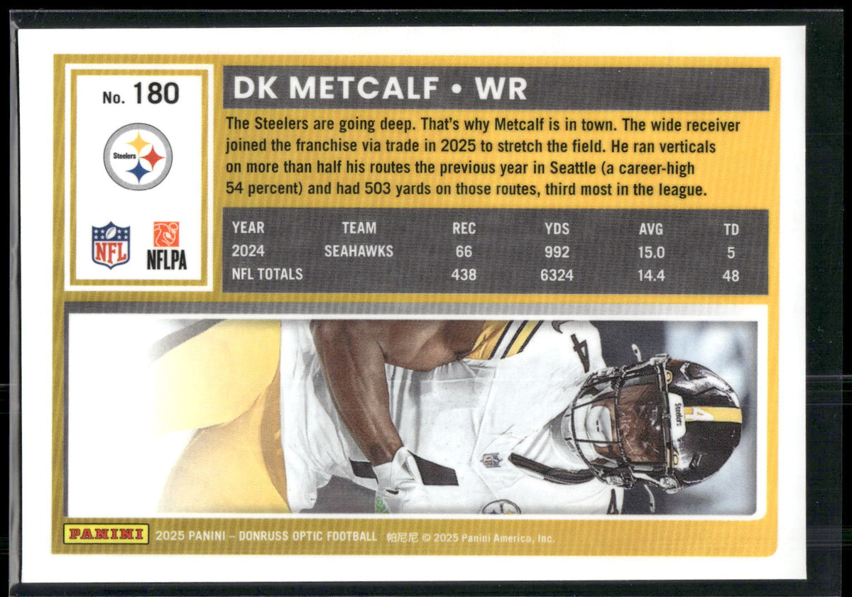 2025 Donruss Optic #180 DK Metcalf