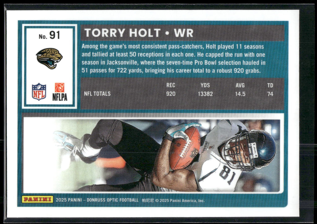 2025 Donruss Optic #91 Torry Holt