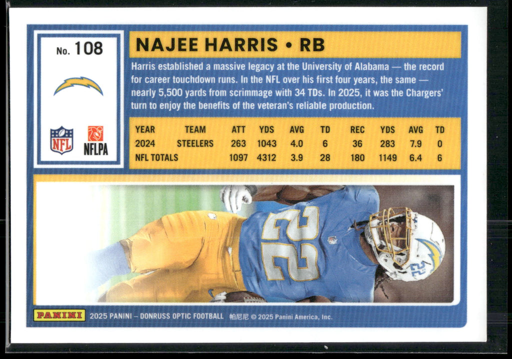 2025 Donruss Optic #108 Najee Harris