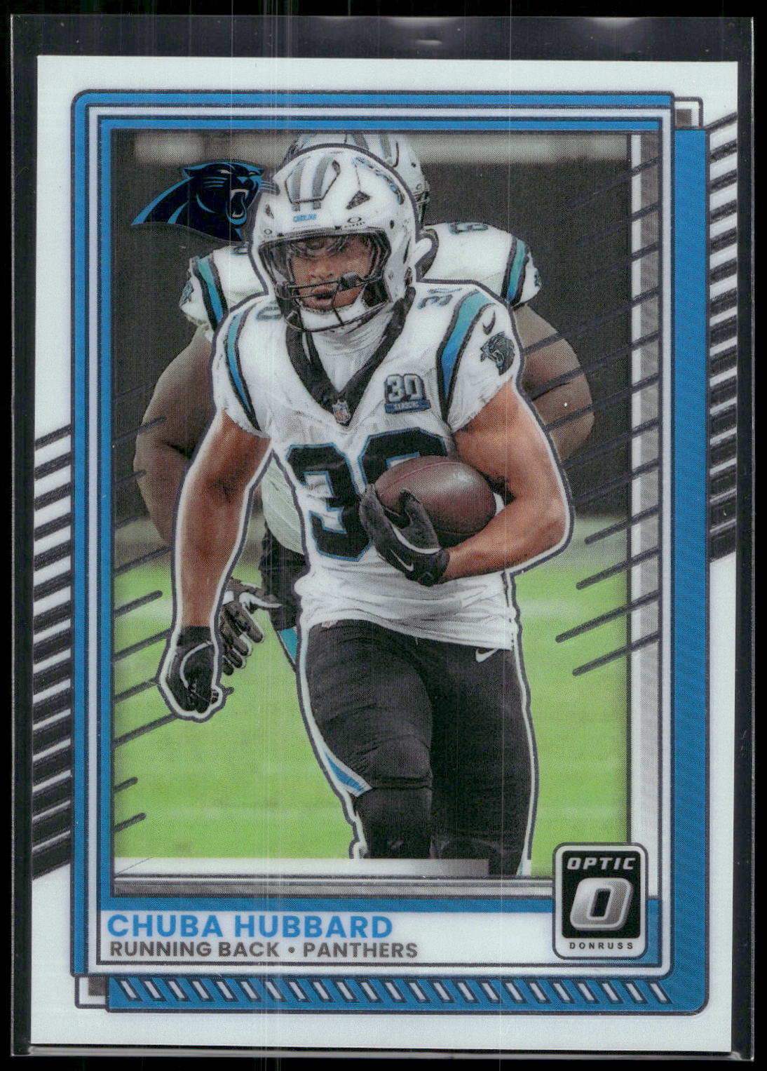 2025 Donruss Optic #62 Chuba Hubbard