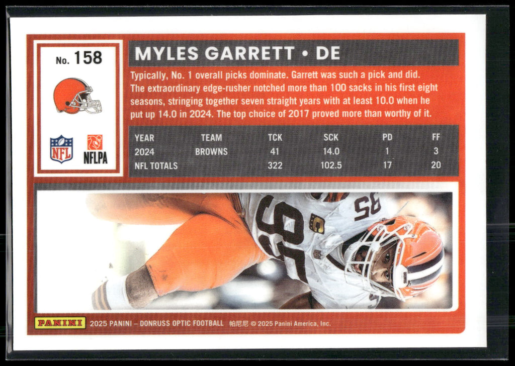 2025 Donruss Optic #158 Myles Garrett
