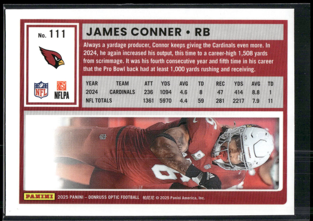 2025 Donruss Optic #111 James Conner
