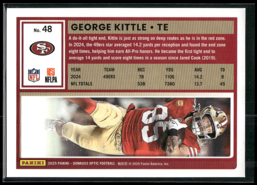 2025 Donruss Optic #48 George Kittle
